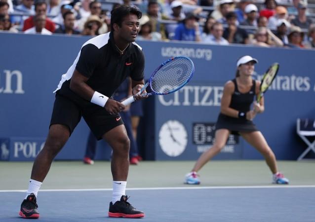 Leander Paes Martina Hingis US Open 2015
