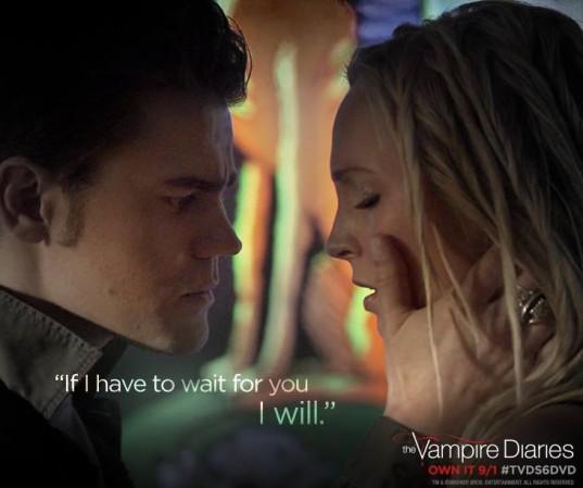Valerie, Alaric and Caroline. The Vampire Diaries Season 7 Episode