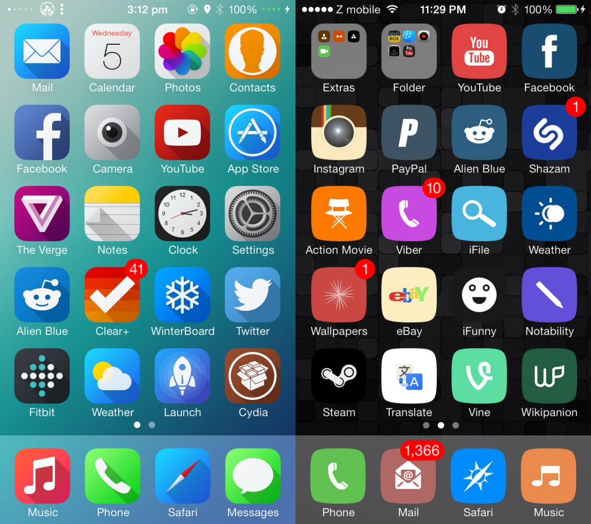 Top 6 free Winterboard themes from Cydia you must try on your iPhone ...
