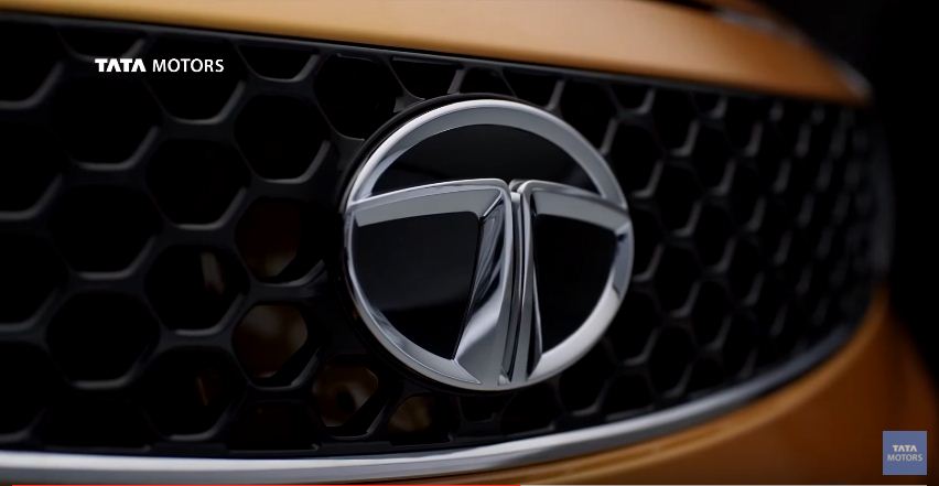 Tata logo in Kite hatchback Tata Kite