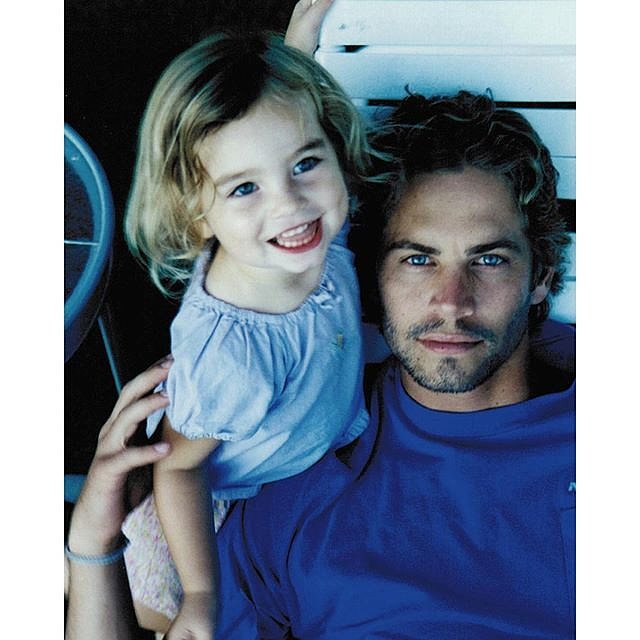 Paul Walker with young Meadow meadow walker birthday