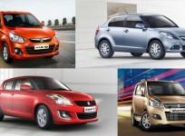 Maruti Suzuki Alto, Dzire, Swift, WagonR