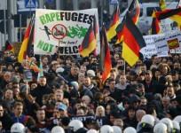 anti-refugee protest in germany