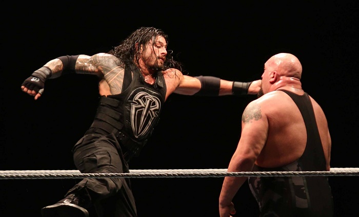 wwe roman fight