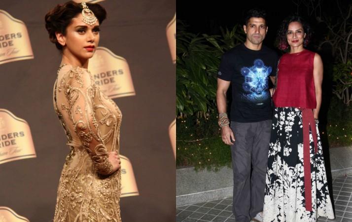 Aditi Rao Hydari, Farhan Akhtar and Adhuna Bhabhani