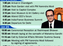 Hollande visit