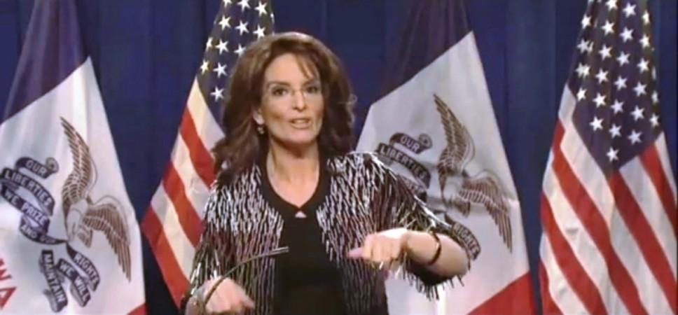 Tina Fey as Sarah Palin in Saturday Night Live