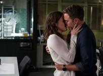 Simmons and Fitz sharing a romantic moment