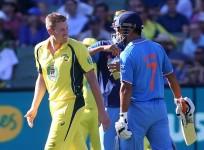 James Faulkner MS Dhoni Australia India