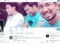 Vineeth Sreenivasan fake Twitter account