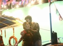 Dulquer Salmaan and Kalpana in