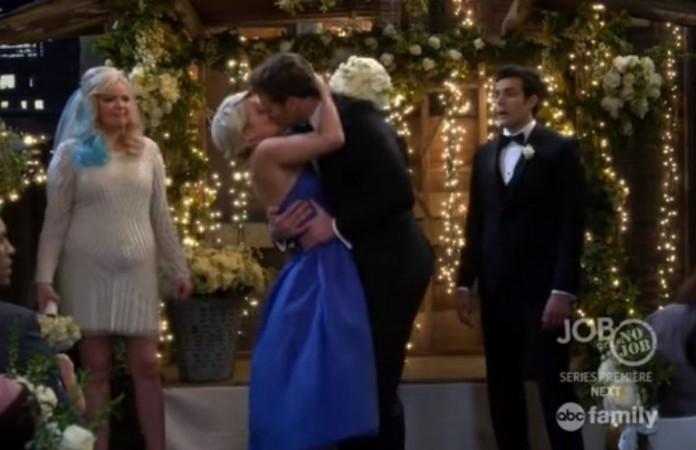 Danny and Riley in Baby Daddy Season 4 finale