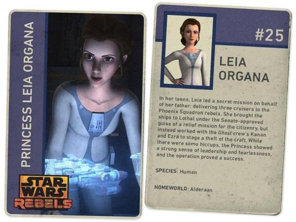 Princess Leia Organa as she appears in Star Wars Rebels