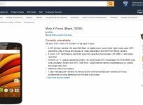 Moto X Force gets listed on Amazon India ahead of launch