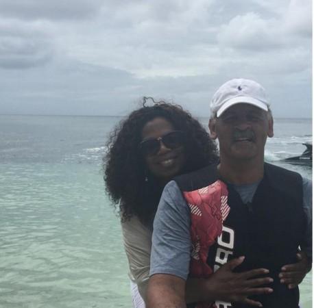 Oprah Winfrey and Stedman Graham