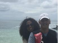 Oprah Winfrey and Stedman Graham
