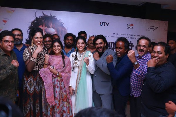 Celebs at Irudhi Suttru Special Screening
