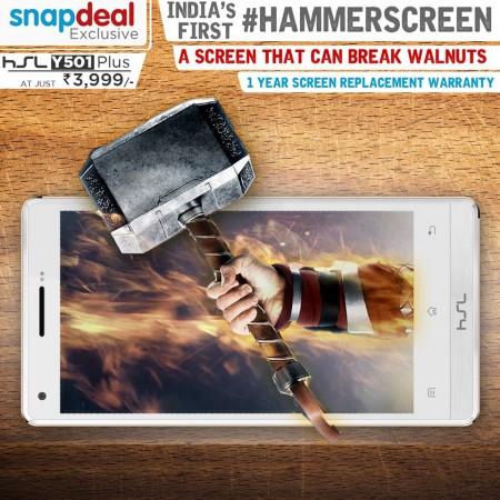 Shatterproof HSL Y501 Plus launched in India for just Rs 3,999. It can break walnuts, too.