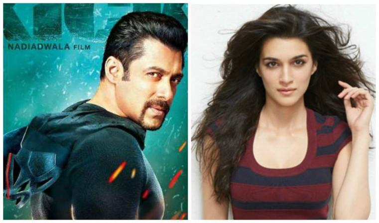 Salman Khan and Kriti Sanon Salman Khan and Kriti Sanon