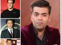 Salman Khan, Shah Rukh Khan, Aamir Khan and Karan Johar