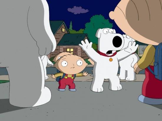 Brian and Stewie in Family Guy
