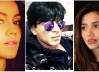 Waluscha De Sousa, Shah Rukh Khan, Mahira Khan