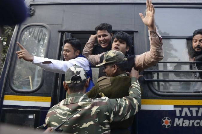 Rohith Vemula protest NSUI