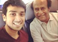 Kalidas Jayaram meets Rajinikanth