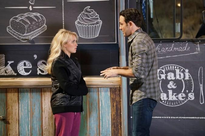 Josh and Gaby from Season 3 premiere of "Young and Hungry"