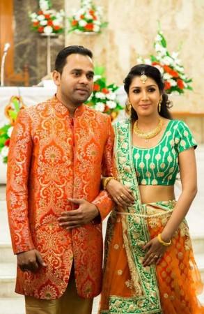 Rosin Jolly marries Sunil P Thomas
