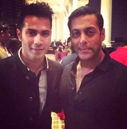 Salman Khan and Varun Dhawan Salman Khan and Varun Dhawan