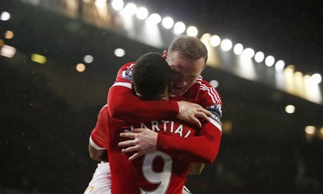 Wayne Rooney-Anthony Martial