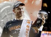 Peyton Manning Denver Broncos Super Bowl 50 Vince Lombardi Trophy