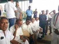 K Chiranjeevi at Rajamundry airport
