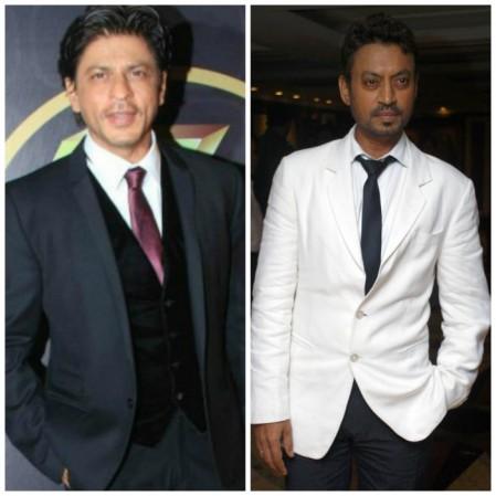 Irrfan Khan and Shah Rukh Khan Irrfan Khan, Shah Rukh Khan face off at Filmfare Awards