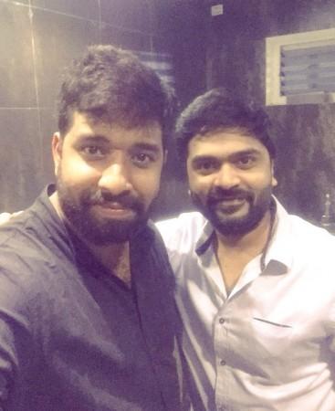 Simbu with Adhik Ravichandran