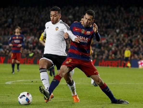 Valencia Ruben Vezo Barcelona Sergio Busquets