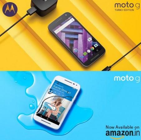 Moto G (3rd Gen), G Turbo no more exclusive to Flipkart; now available on Amazon India
