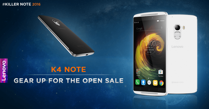 Lenovo K4 Note will be available without registrations starting February 15 along with a new Pearl White variant