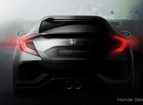 Honda Civic hatchback teaser