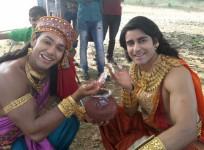 Gautam Rode in sequel of "Aksar 2." Pictured: Gautam Rode (on the right) with his "Suryaputra Karn" co-star