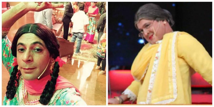 Sunil Grover and Ali Asgar from Comedy Nights with Kapil Sunil Grover and Ali Asgar