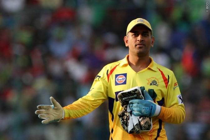 MS Dhoni, captain of CSK. MS Dhoni