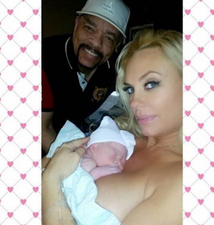 Ice T and coco with Baby Chanel