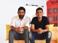 Narayan Babu, CTO at Lookup (left) with Deepak Ravindran, founder and CEO of Lookup, at the new office