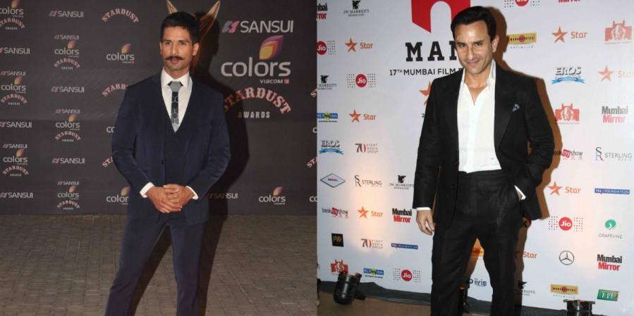 Shahid Kapoor and Saif Ali Khan Shahid Kapoor and Saif Ali Khan