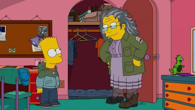 Bart brings a homeless woman to home
