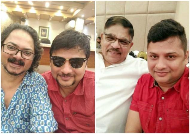 Surender Reddy with Aseem Mishra and Allu Aravind