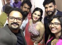 Jayasurya with Sunny Leone