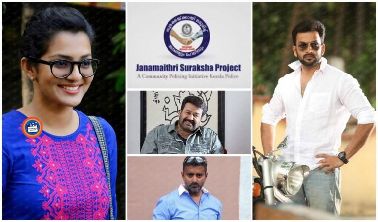 Celebs support Kerala Police Campaign